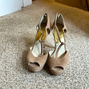 Michael Kors Peep toe heel sandals never used
